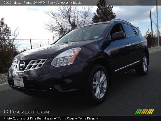 2012 Nissan Rogue SV AWD in Black Amethyst