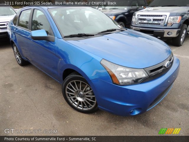 2011 Ford Focus SES Sedan in Blue Flame Metallic