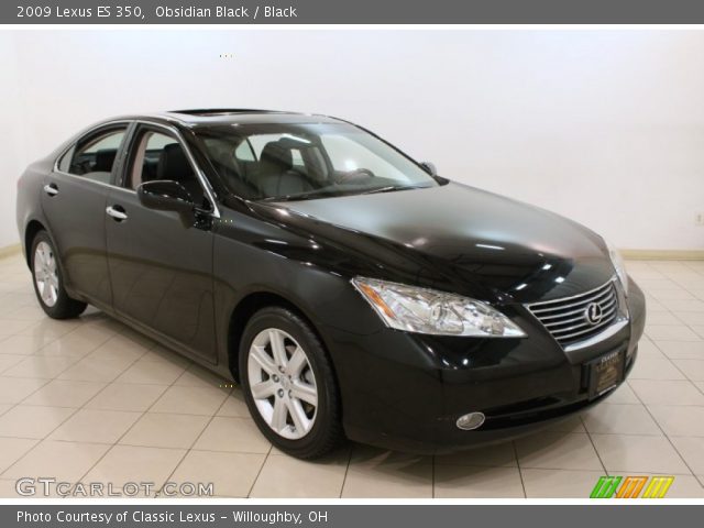 2009 Lexus ES 350 in Obsidian Black