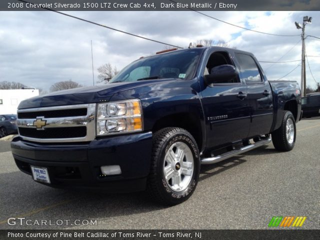 2008 Chevrolet Silverado 1500 LTZ Crew Cab 4x4 in Dark Blue Metallic