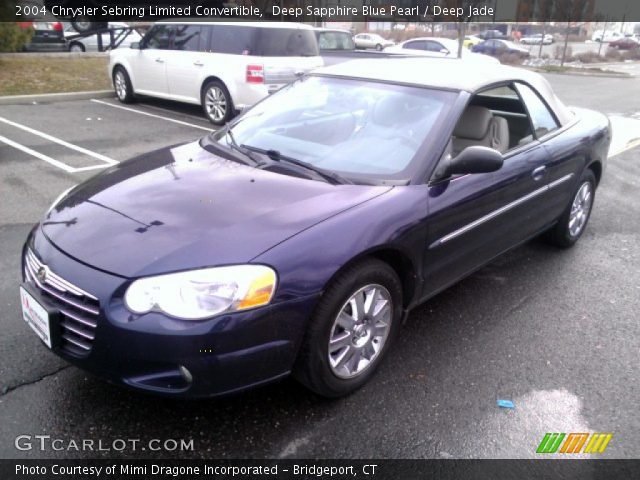 2004 Chrysler Sebring Limited Convertible in Deep Sapphire Blue Pearl