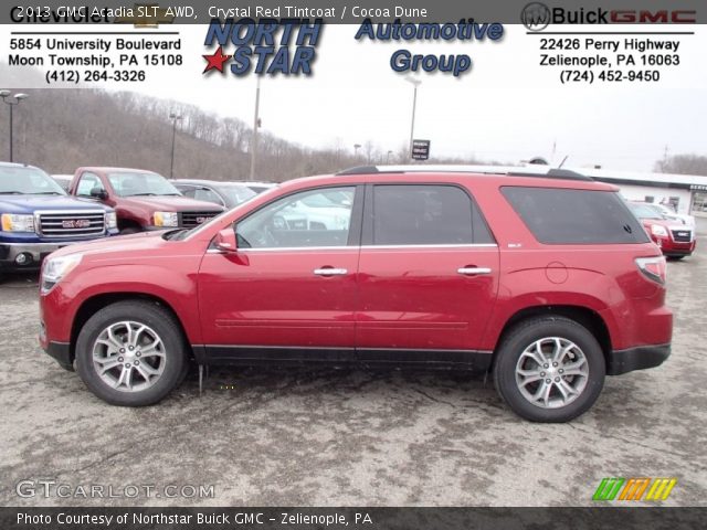 2013 GMC Acadia SLT AWD in Crystal Red Tintcoat