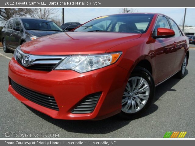 2012 Toyota Camry LE in Barcelona Red Metallic