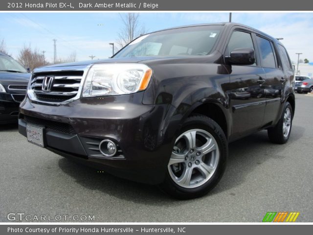2012 Honda Pilot EX-L in Dark Amber Metallic