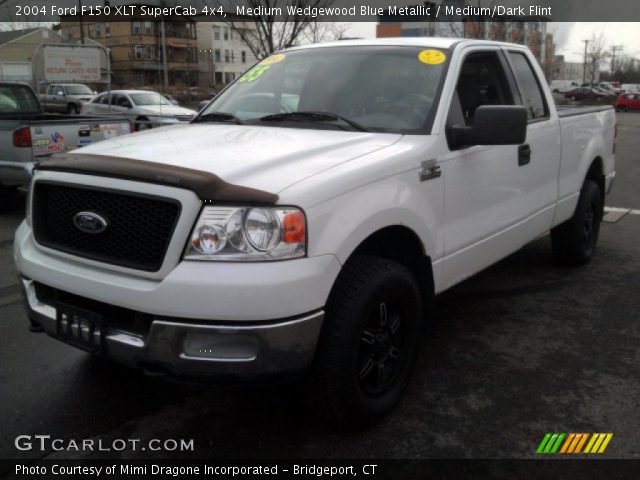 2004 Ford F150 XLT SuperCab 4x4 in Medium Wedgewood Blue Metallic