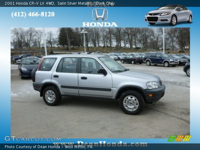 2001 Honda CR-V LX 4WD in Satin Silver Metallic