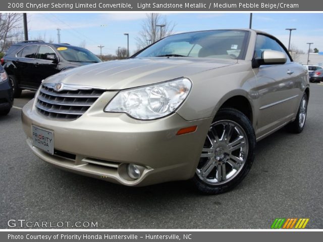 2008 Chrysler Sebring Limited Convertible in Light Sandstone Metallic