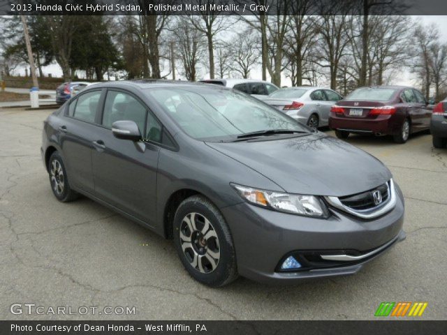 2013 Honda Civic Hybrid Sedan in Polished Metal Metallic