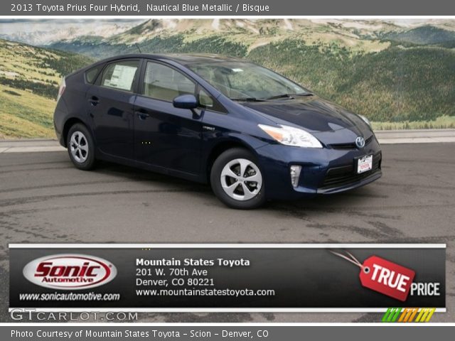 2013 Toyota Prius Four Hybrid in Nautical Blue Metallic