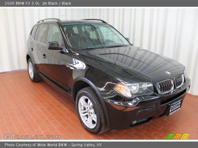 2006 BMW X3 3.0i in Jet Black