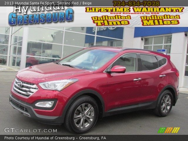 2013 Hyundai Santa Fe Sport in Serrano Red