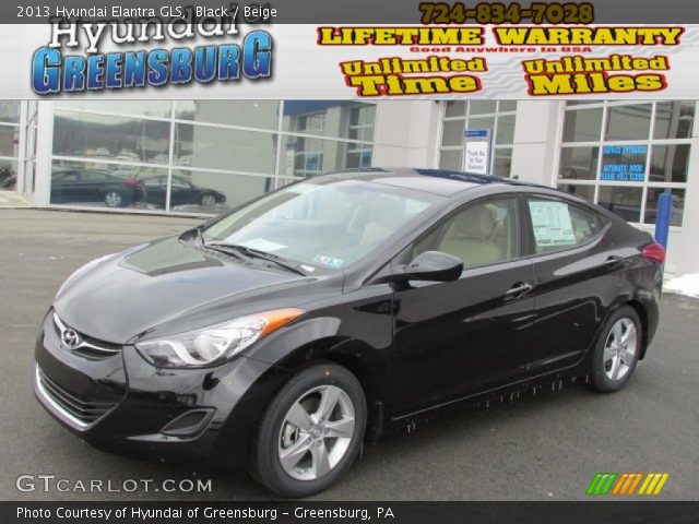 2013 Hyundai Elantra GLS in Black