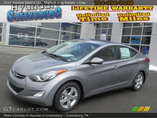 2013 Hyundai Elantra GLS in Titanium Gray Metallic