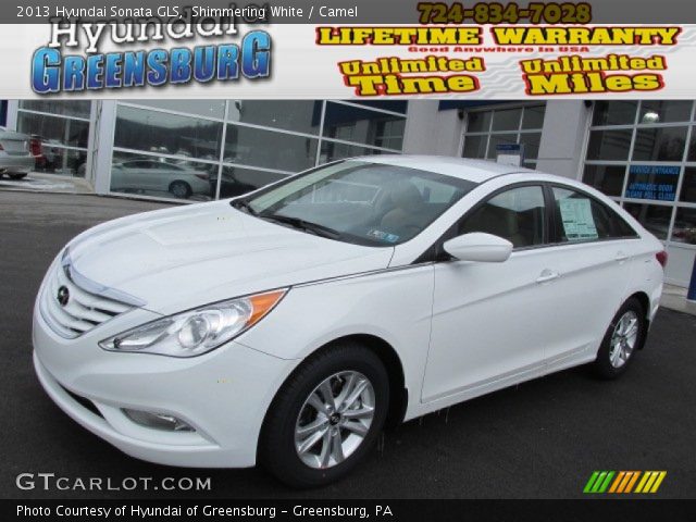 2013 Hyundai Sonata GLS in Shimmering White