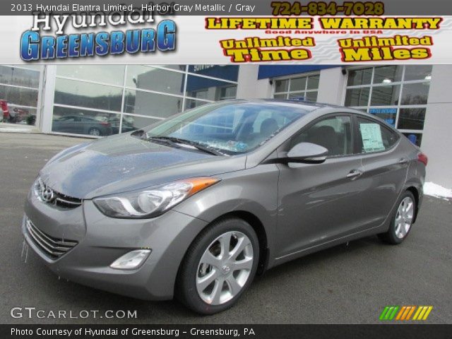 2013 Hyundai Elantra Limited in Harbor Gray Metallic