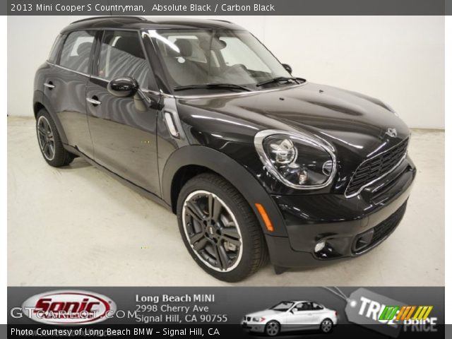 2013 Mini Cooper S Countryman in Absolute Black