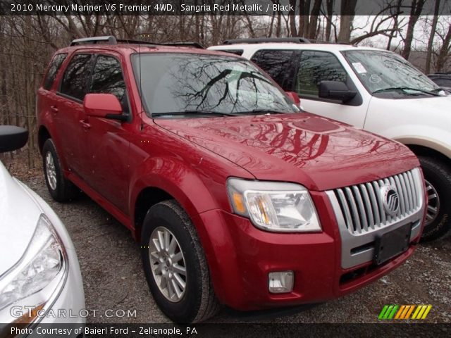 2010 Mercury Mariner V6 Premier 4WD in Sangria Red Metallic