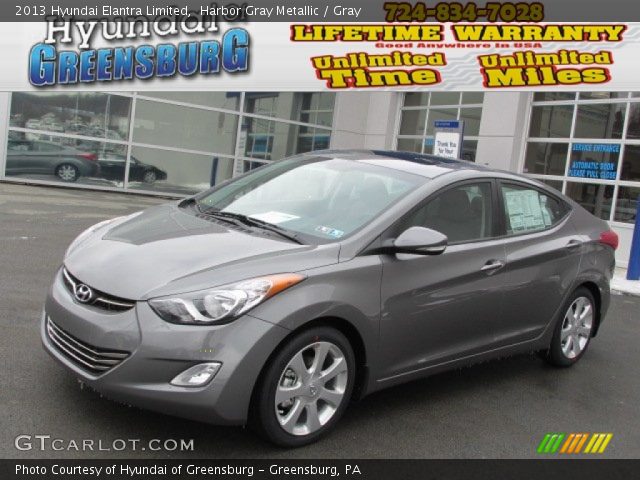 2013 Hyundai Elantra Limited in Harbor Gray Metallic
