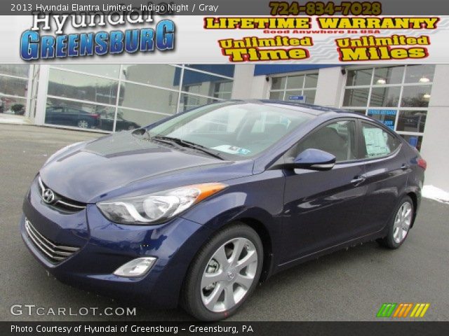 2013 Hyundai Elantra Limited in Indigo Night