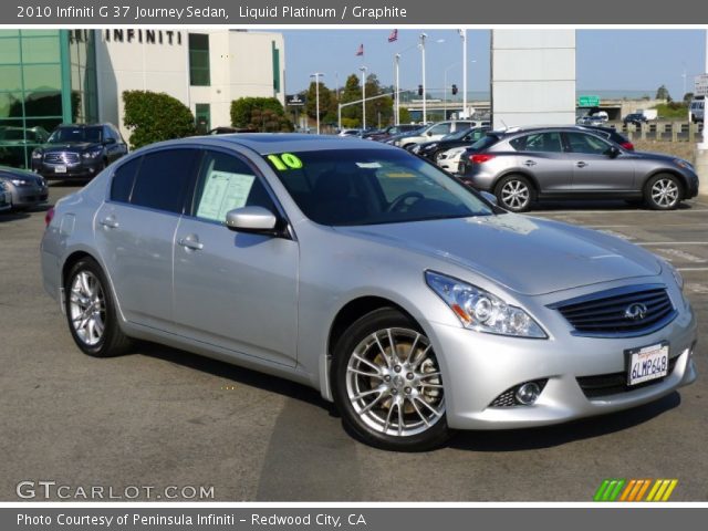 2010 Infiniti G 37 Journey Sedan in Liquid Platinum