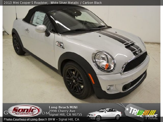 2013 Mini Cooper S Roadster in White Silver Metallic
