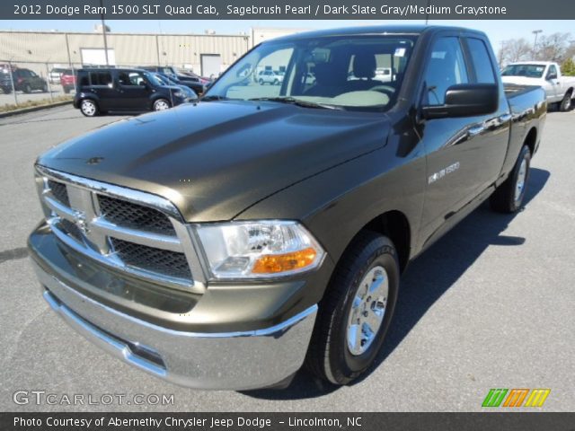 2012 Dodge Ram 1500 SLT Quad Cab in Sagebrush Pearl
