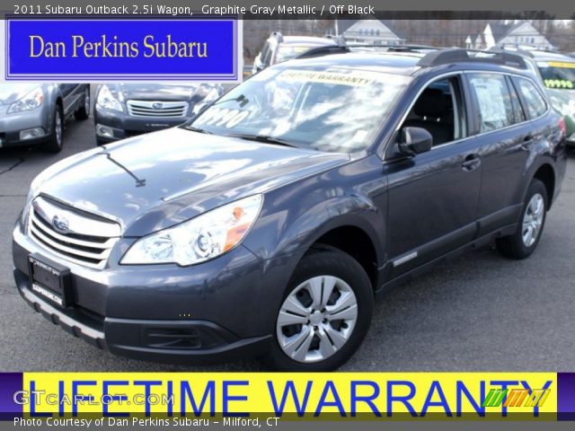 2011 Subaru Outback 2.5i Wagon in Graphite Gray Metallic