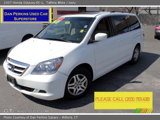2007 Honda Odyssey EX-L in Taffeta White