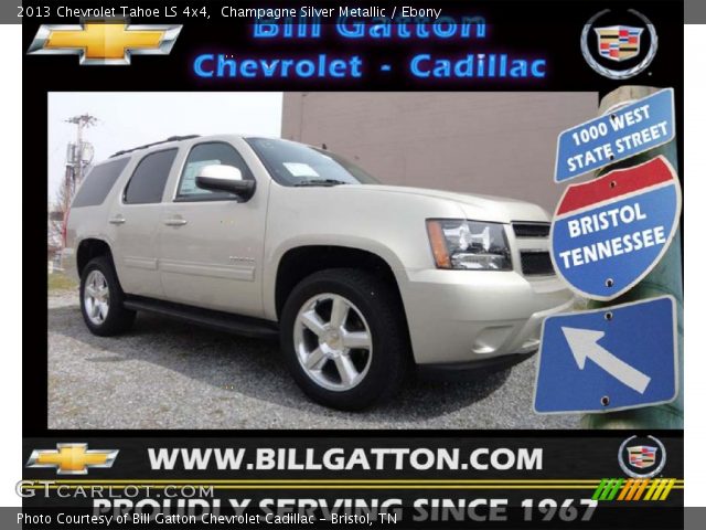 2013 Chevrolet Tahoe LS 4x4 in Champagne Silver Metallic