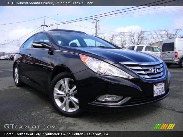 2011 Hyundai Sonata Limited in Midnight Black