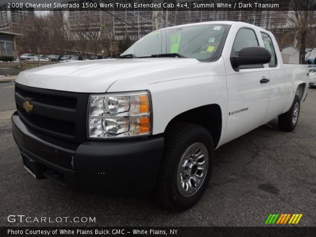 2008 Chevrolet Silverado 1500 Work Truck Extended Cab 4x4 in Summit White