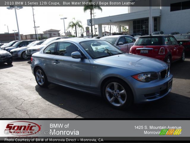 2010 BMW 1 Series 128i Coupe in Blue Water Metallic