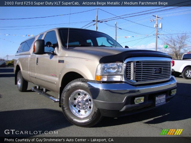 2003 Ford F250 Super Duty XLT SuperCab in Arizona Beige Metallic