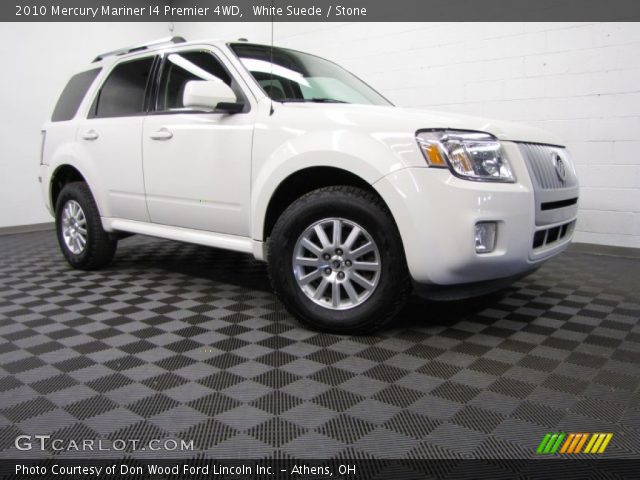 2010 Mercury Mariner I4 Premier 4WD in White Suede
