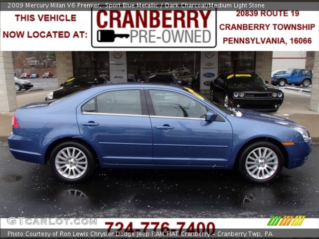 2009 Mercury Milan V6 Premier in Sport Blue Metallic