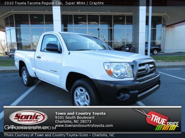 2010 Toyota Tacoma Regular Cab in Super White