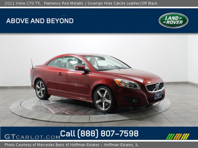 2011 Volvo C70 T5 in Flamenco Red Metallic