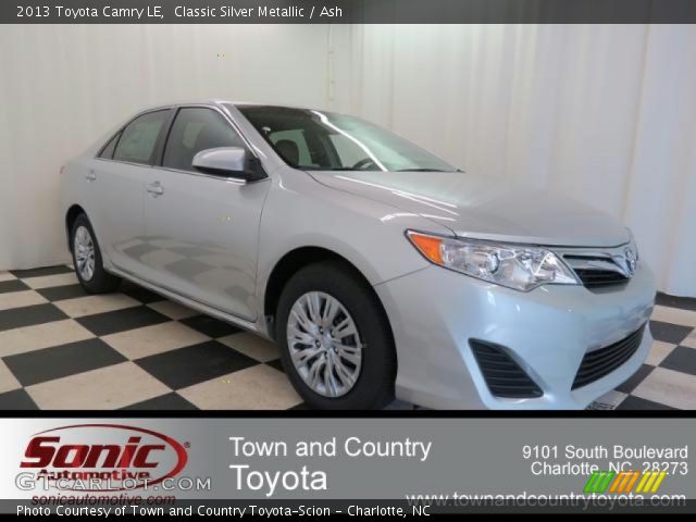 2013 Toyota Camry LE in Classic Silver Metallic