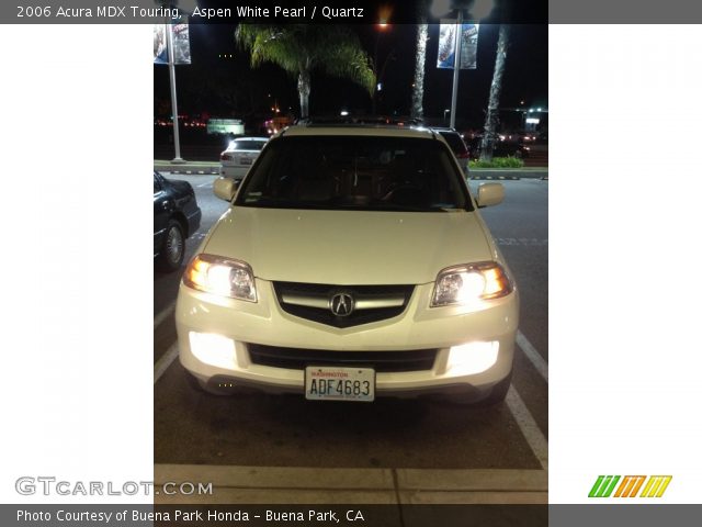2006 Acura MDX Touring in Aspen White Pearl