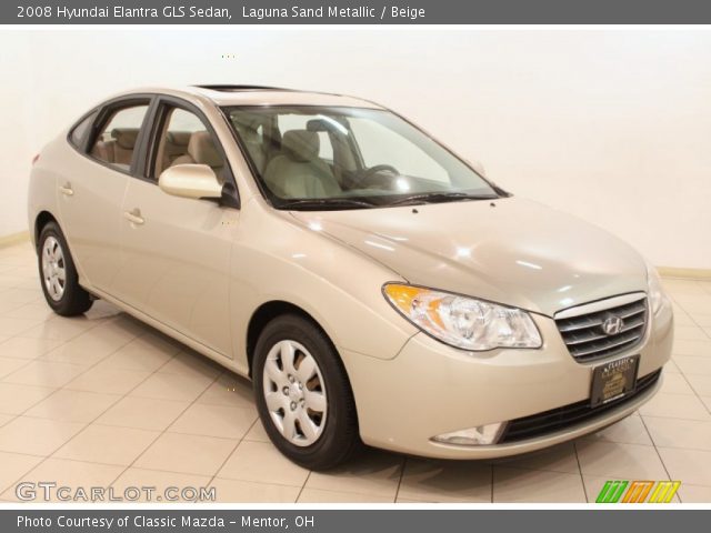 2008 Hyundai Elantra GLS Sedan in Laguna Sand Metallic