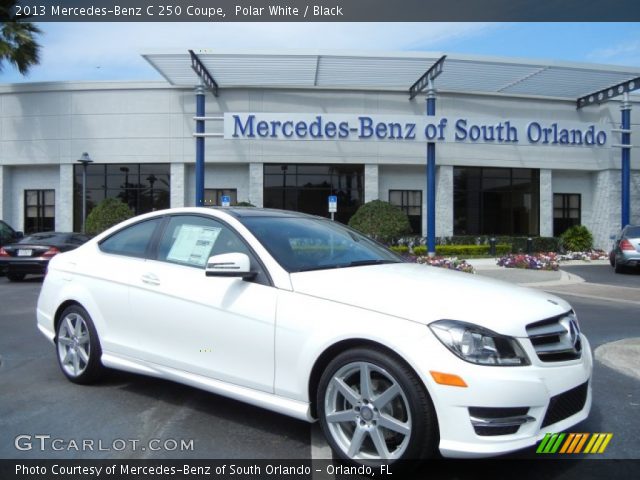 2013 Mercedes-Benz C 250 Coupe in Polar White
