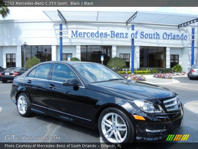 2013 Mercedes-Benz C 250 Sport in Black