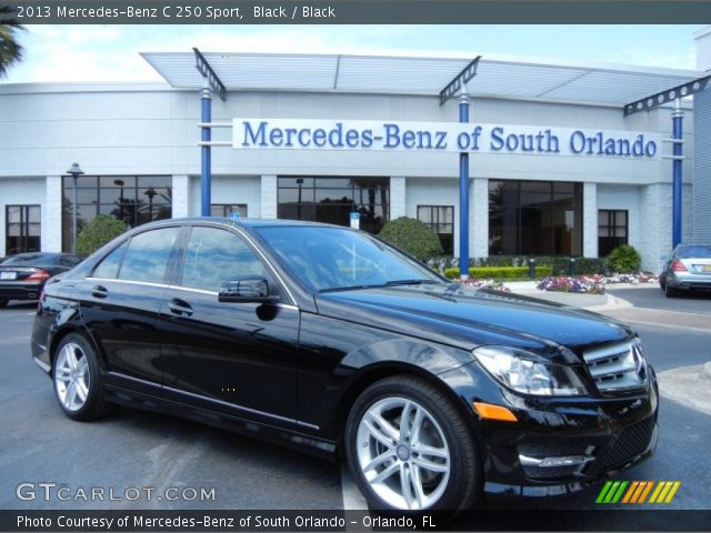 2013 Mercedes-Benz C 250 Sport in Black