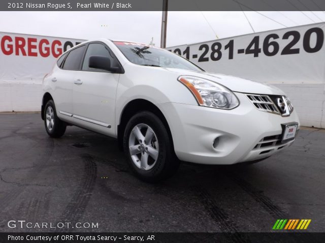 2012 Nissan Rogue S in Pearl White
