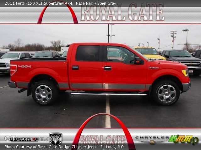 2011 Ford F150 XLT SuperCrew 4x4 in Race Red