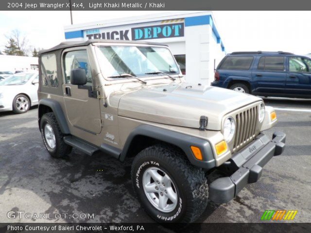 2004 Jeep Wrangler X 4x4 in Light Khaki Metallic