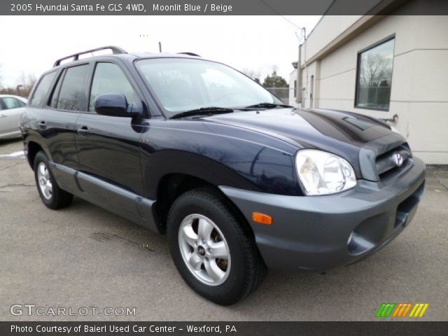 2005 Hyundai Santa Fe GLS 4WD in Moonlit Blue