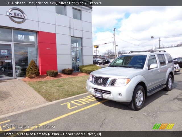 2011 Nissan Pathfinder SV 4x4 in Silver Lightning