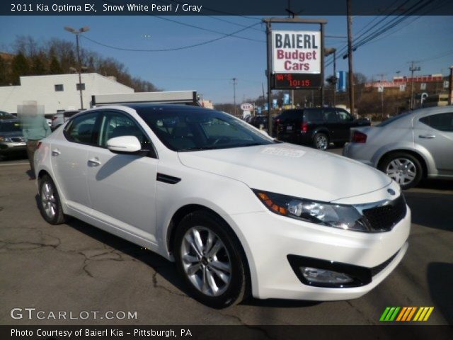 2011 Kia Optima EX in Snow White Pearl