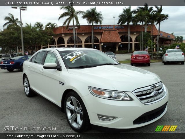 2011 Ford Taurus SHO AWD in White Platinum Tri-Coat